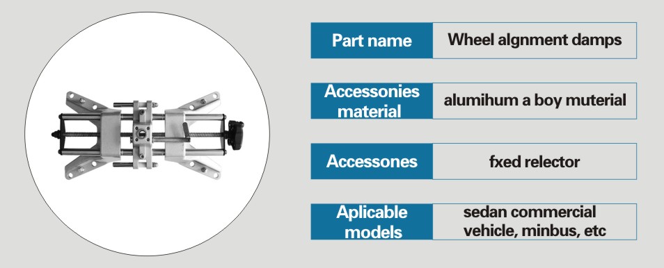 Car wheel alignment damps