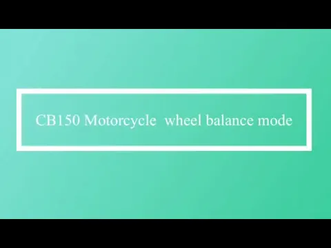 CB150P Motorcycle wheel balancer mode