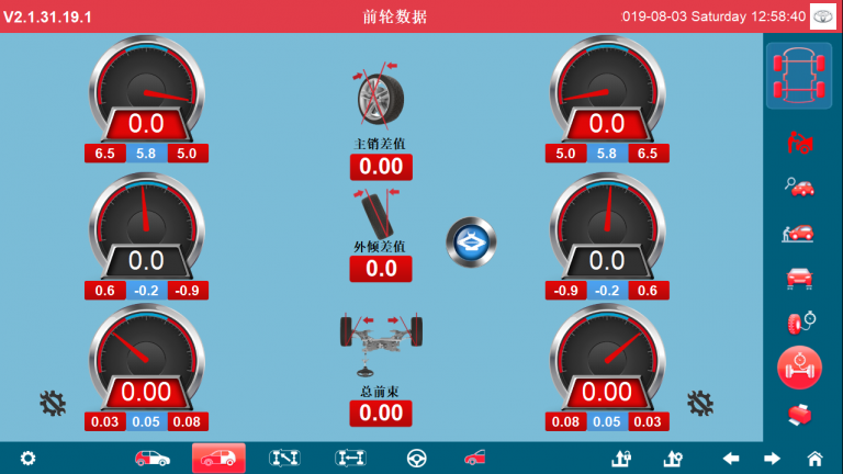 Jacking adjustment function