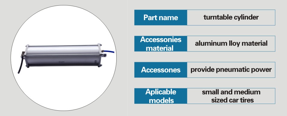 tire changer turntable cylinder